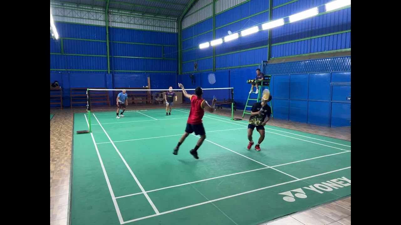 Latihan Rutin RioW/Leon vs Rian/mr.X