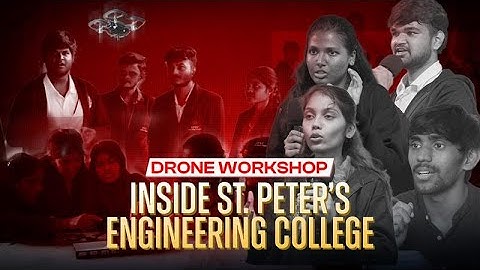 From Zero to Flight in a Day | Drone Workshop by Drone club at St. Peter’s Engineering College @NIAT