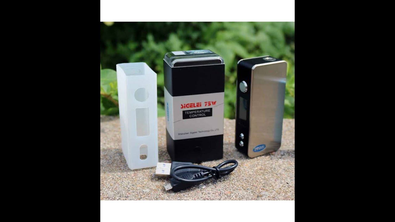 Sigelei 75 watt temp control mod | Review