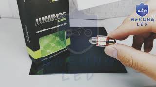 LAMPU LED LUMINOS CABIN KABIN MOBIL 10 TITIK DOCKET TABUNG 31 MM