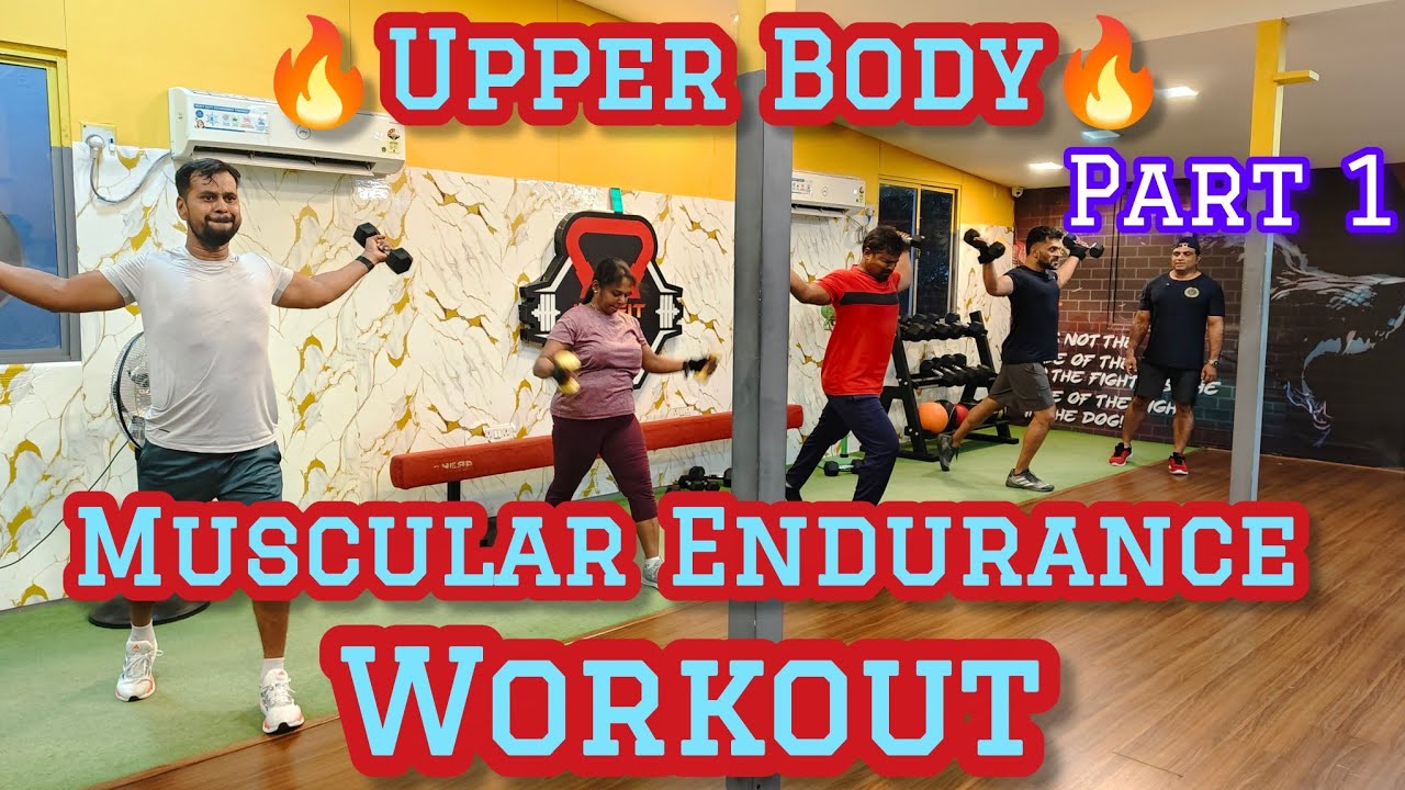 🔥Upper Body Muscular Endurance Workout | Part 1 | Shoulders, Chest, Arms, and Upper Back 🔥