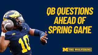 Where the Michigan football QB battle stands ahead of Saturday's spring game & transfer portal needs