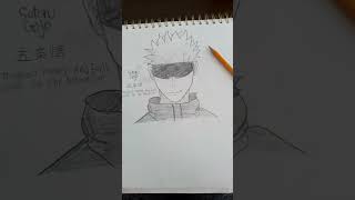 Satoru Gojo🤞 #traditional #art #drawing #pencildraw #draw #sketch #pencilsketch #artist #anime#gojo
