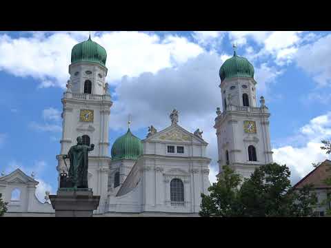 Wideo: Passau, Niemcy: Miasto nad Trzema Rzekami