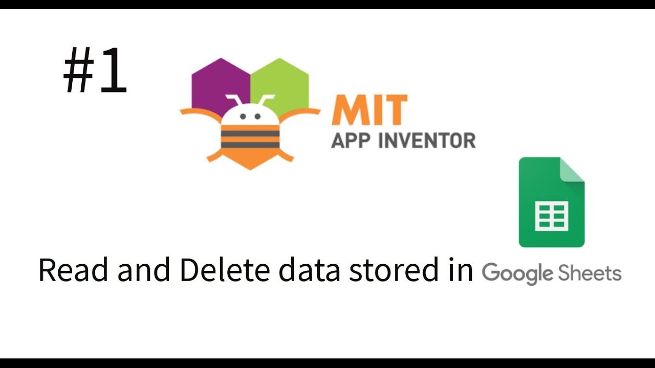 App Inventor: read and delete data stored in google sheets - YouTube