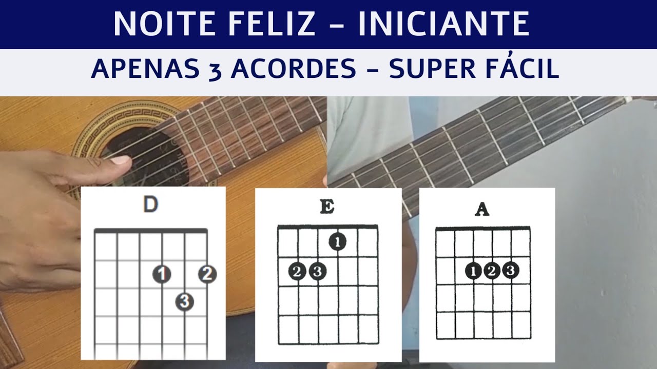 Noite Feliz – Tablatura Para Violão  Tablatura, Aulas de violão para  iniciantes, Solos de violão