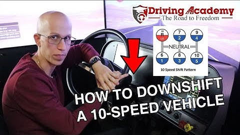 How to DOWN SHIFT a 10-Speed Tractor-Trailer! - CDL Driving Academy