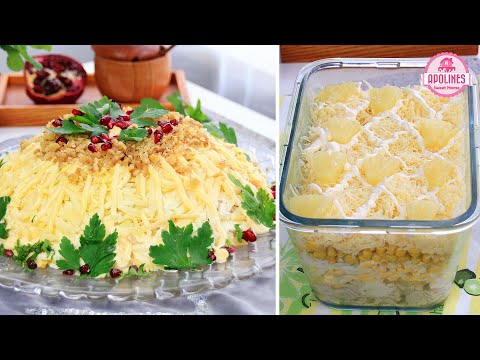 გემრიელი სალათები ქათმის ფილეთი 🐣 Chicken Salad