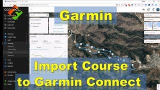 Garmin - Import (gpx) Course to Garmin Connect