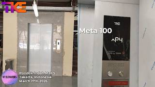 Brand New TKE Meta 100 MRL Passenger Lift w/ Touchless - Pondok Indah Mall 5, Jakarta