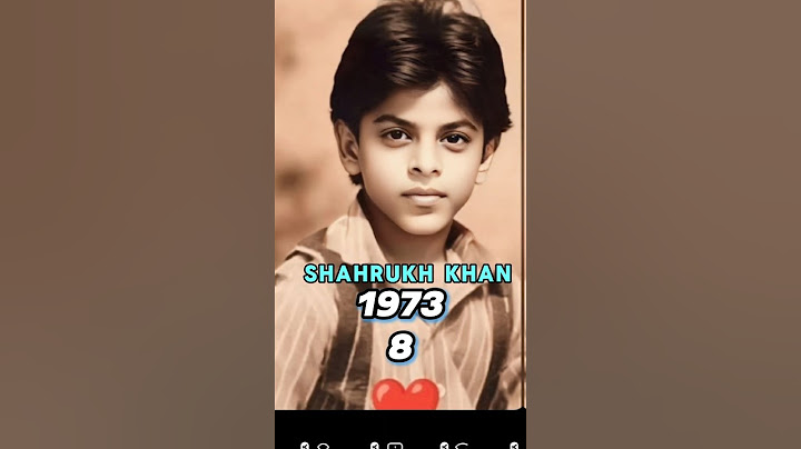 SHAHRUKH KHAN Age Transformation (1965-2024) | SRK Now & then | Old photos | #srk