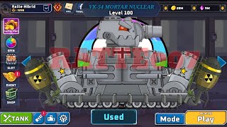 Tank Combat War Battle New Tank VK-54 MORTAR NUCLEAR HIBRID Coming Update All Tank 30 Tank Unlocked screenshot 2