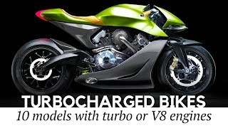 Top 10 Turbocharged Motorcycles And V8 Powered Bikes Review Of Specifications Youtube