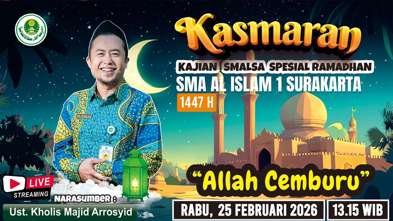 🔴LIVE : Kajian Ramadhan 1447 H _ Ust. Nur Kholis Majid. A