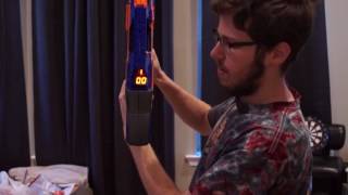 Nerf Rapidstrike with burst fire and ammo counter