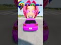 Big and Small Car vs K-pop Half Demon Saja - BeamNG.Drive