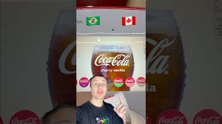 Varios sabores de Coca-Cola! #cocacola #brasil #turismo #canada #viagem