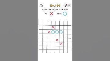 Brian out level 180, Five in a row it