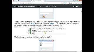 Lesson 9.1. Components from Additional palette(bar)  in Lazarus IDE. ComponentsTBitBtn, TSpeedButton