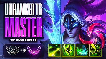 Unranked To Master With Master Yi Top - How 1V9 And Carry With Master Yi Top *New Games*
