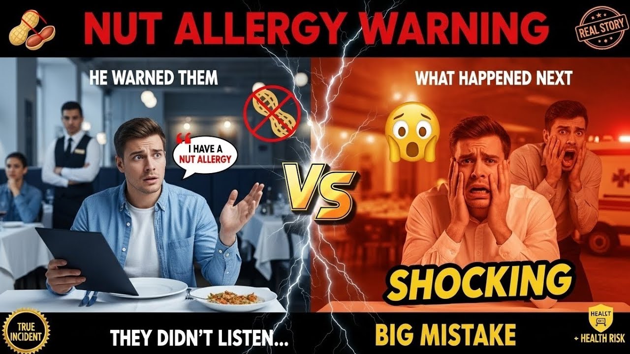 Он рассказал ресторану об аллергии на орехи. Что произошло дальше...