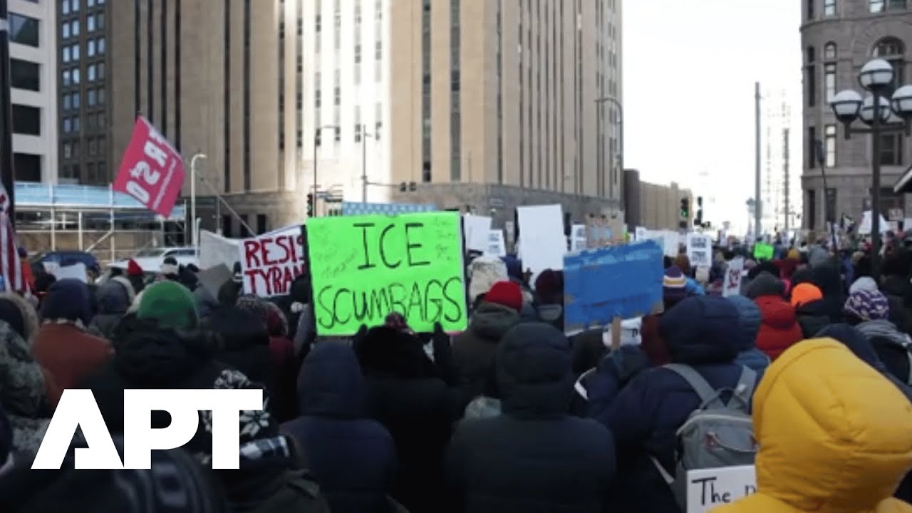 Minneapolis Protesters March in Subzero Cold Demanding End to ICE Tactics and Federal Agents | APT