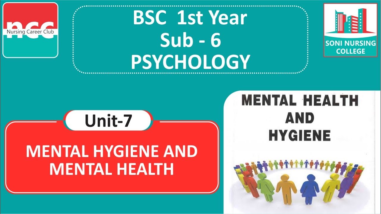 B.Sc. 1.6.7 – Mental Hygiene and Mental Health - YouTube