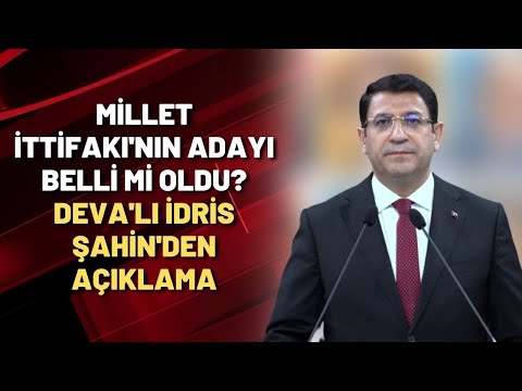 MİLLET İTTİFAKI'NIN ADAYI