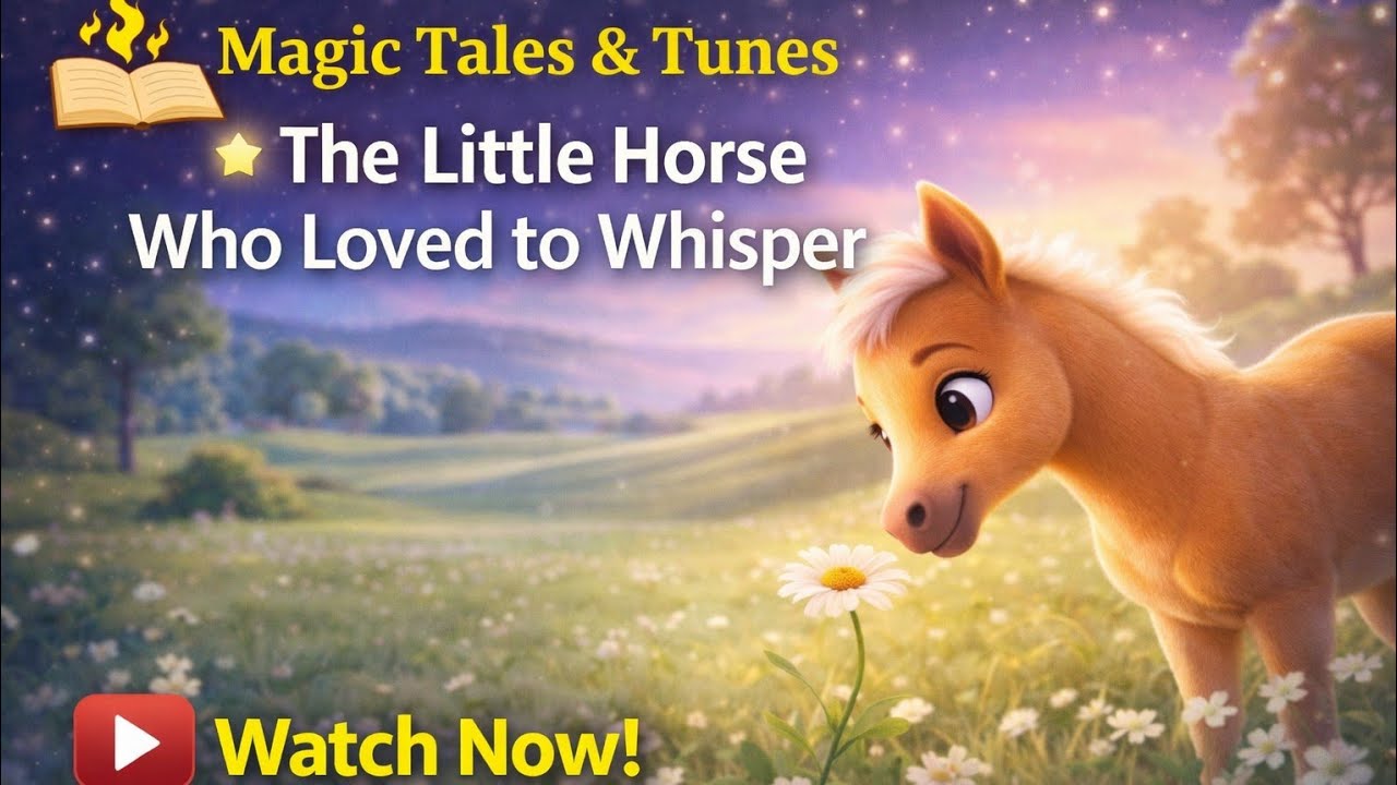 The Little Horse Who Loved to Whisper 🐴 | Bedtime Story for Toddlers | Calm Sleep Story