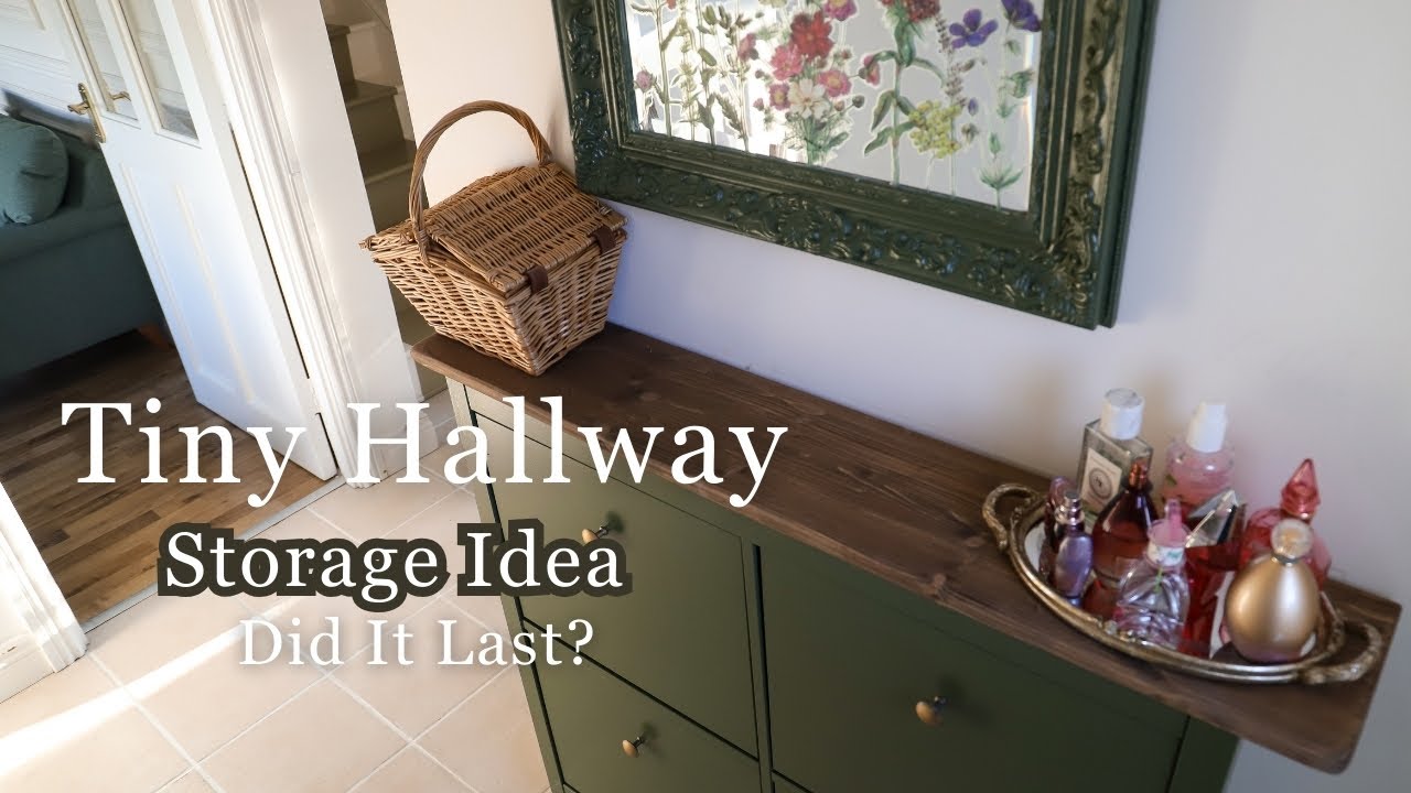 Tiny Hallway Makeover: Budget-Friendly IKEA Hemnes Shoe Upgrade