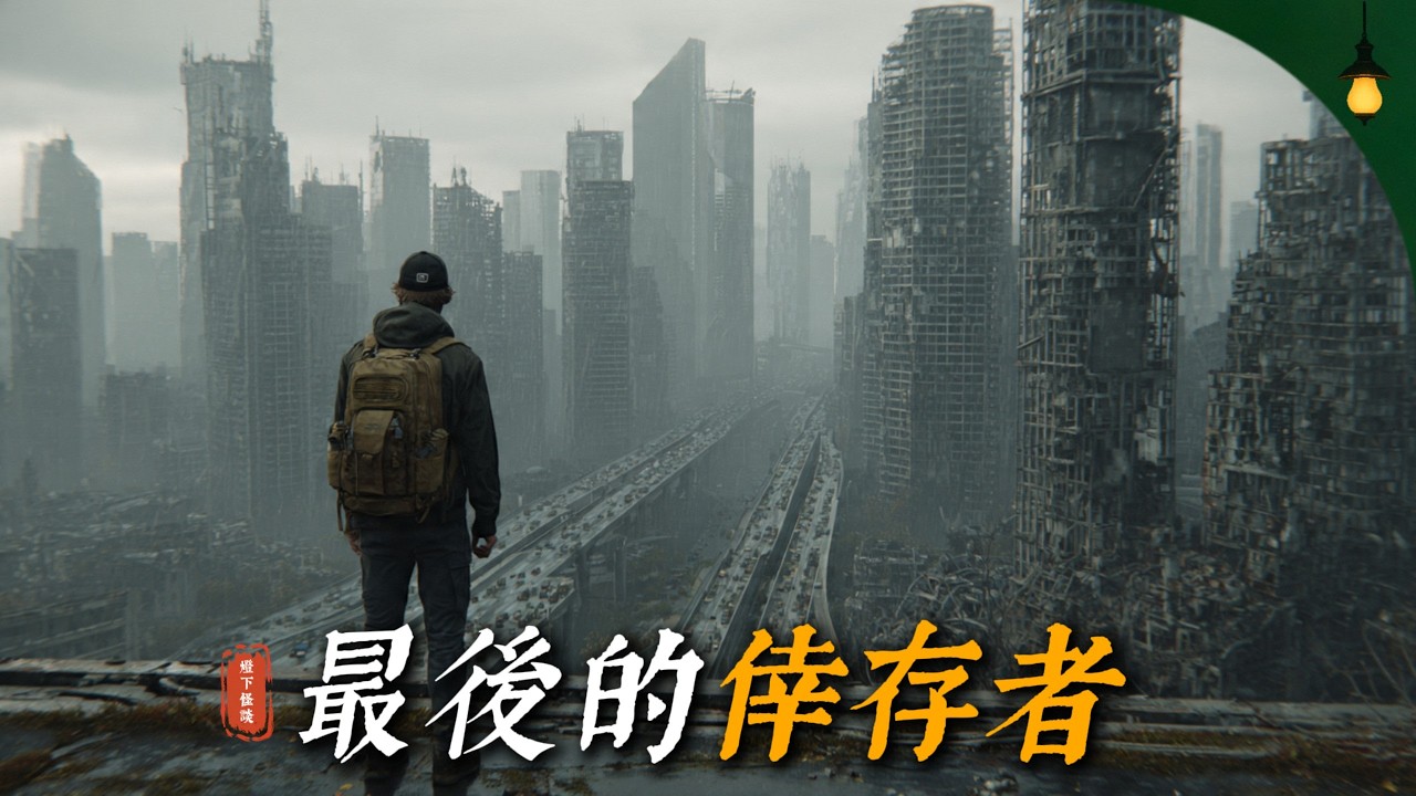 我是地球上最後一個人類，但有個怪物追了我一輩子，只為了問我一個問題💡歐美怪談💡燈下怪談💡