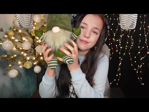 ASMR - Best Christmas and winter triggers - Tapping, Scratching, Fluffy sounds, Candle burning etc.