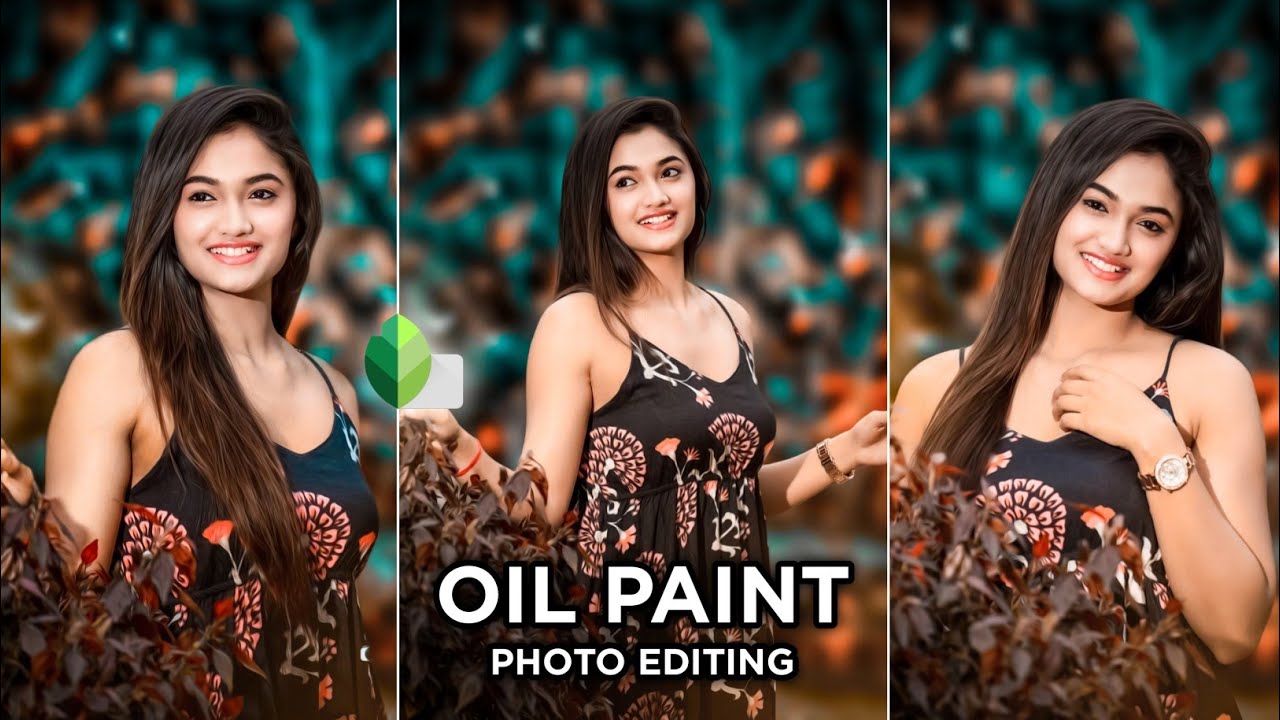 snapseed oil paint professional photo editing trick full tutorial || background change editing