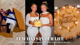 FEW DAYS IN OUR LIVES l birthday prep, luxury gifts, decorating cake, and more