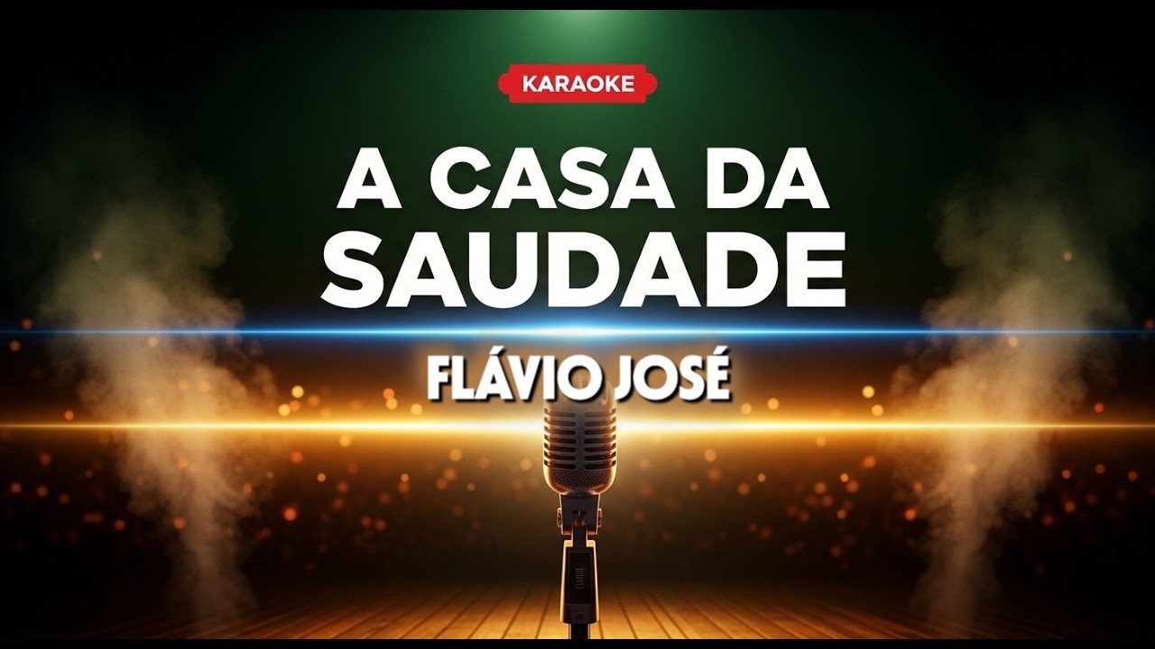 A Casa da Saudade – Karaokê | Flávio José | SingUp Karaokê