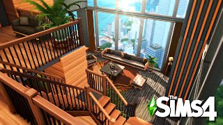 UPSCALE APARTMENT ||  BLOOMING COMMUNITY SAVE FILE || The Sims 4  Speed Build  NO CC