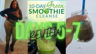JJ SMITH 10 DAY GREEN SMOOTHIE CLEANSE REVIEW | SNACKS | TIPS | VLOG DAYS 5-7 | Leechelle Chardonnay