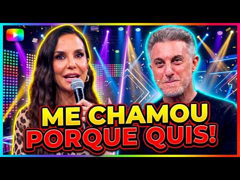 Ivete Sangalo reacts to being cut off by Luciano Huck on Domingão: "You invited me because you wa...
