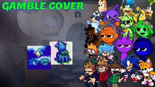 Gamble But Me & Go Against Our Favourite Characters Fnf Cover