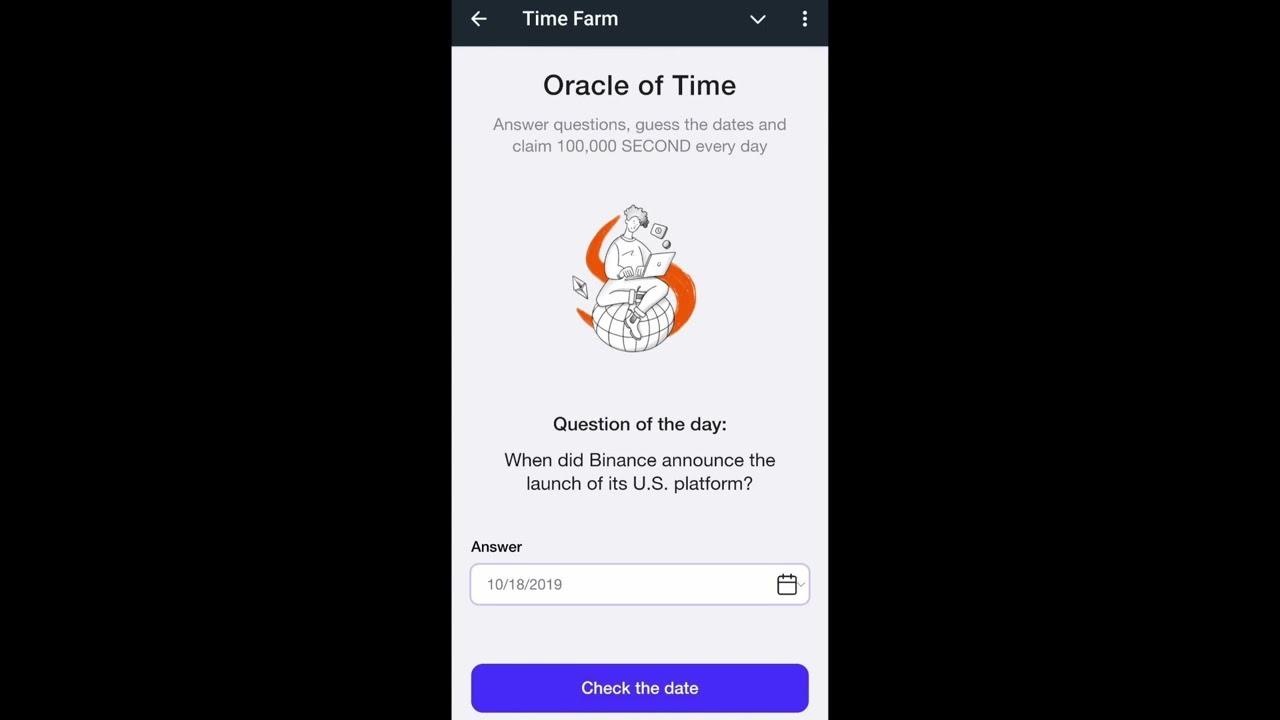 Rddbull Time Farm Oracle of Time Quiz December 28 - 29