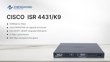 Cisco 4000 Series ISR 4431/K9 Integrated Services Router Display (On sales)