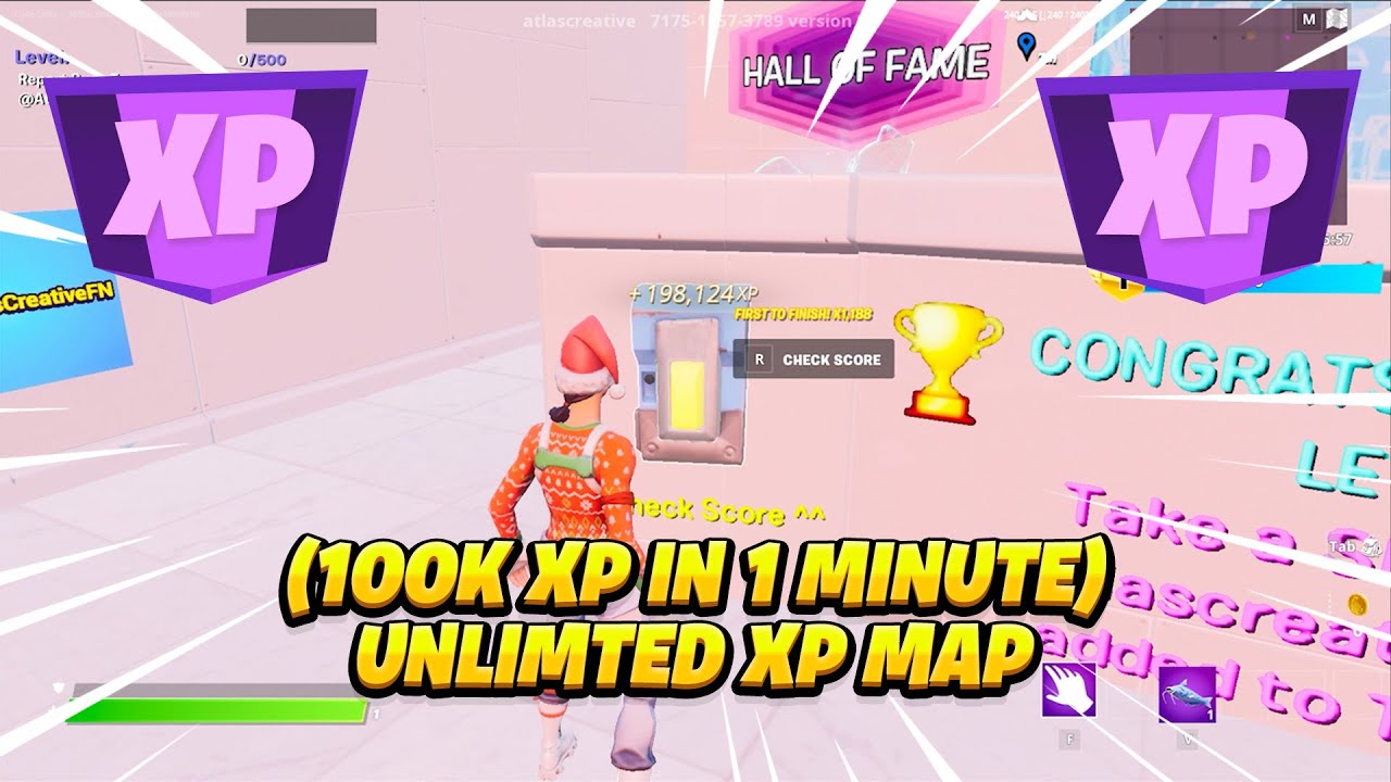 New Fortnite unlimited XP glitch Map (200k XP IN 1 MINUTE)*AFTER PATCH ...