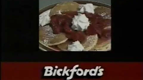 Bickford's 1997 Commercial