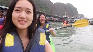 VIETNAM VLOG: exploring hanoi, eating too much, kayaking in caves, ha long bay cruise, night markets