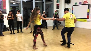 PEDRINHO and LINDA MATTOS Zouk demo Feb.2016