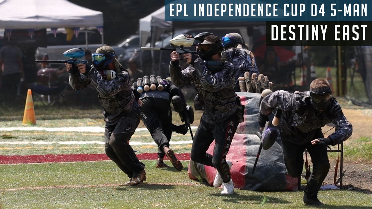 Destiny East Dominates the EPL | Division 4 Paintball | 5-Man Prelims | EPL Independence Cup