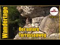 Der untere Terrassenweg | Sächsische Schweiz | Elbsandsteingebirge | Wandertage S2 F3