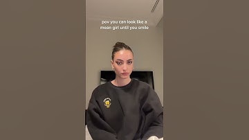 pov you look like a mean girl until you smile #shorts