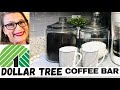 🔎DOLLAR TREE DIY COFFEE BAR: ☕️Perfect for Small Kitchens!