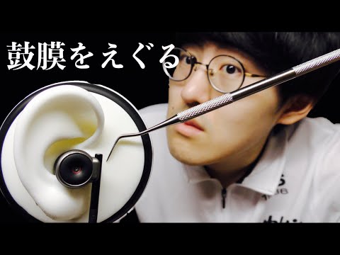 【ASMR】歯医者器具で鼓膜を雑にゴリゴリ耳かき